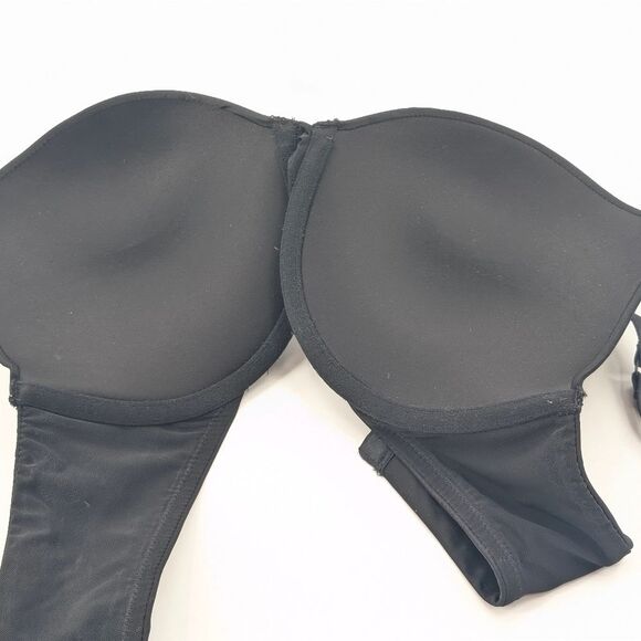 Ambrielle Super Padded Black Under Wire Push Up Adjustable Bra Size 34D - Picture 2 of 4